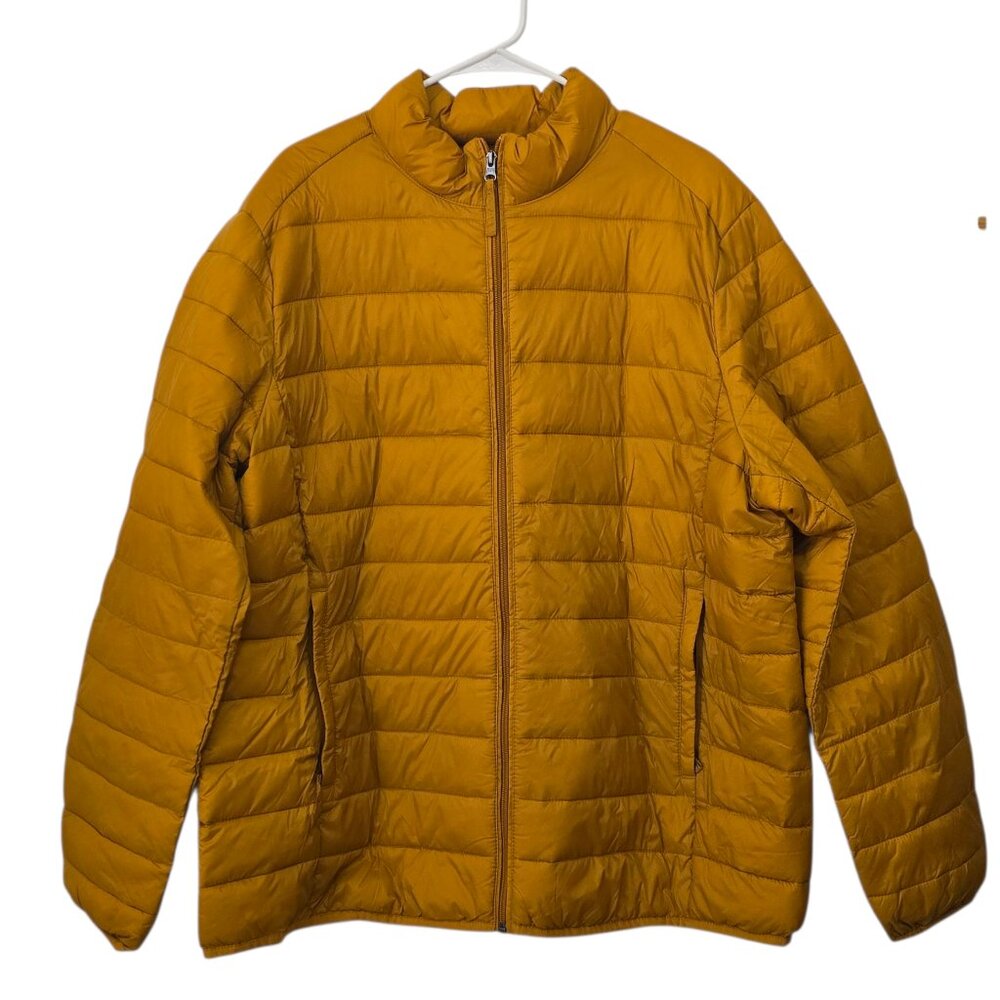 Yellow Puffer Jacket by Amazon essentials. . EUC